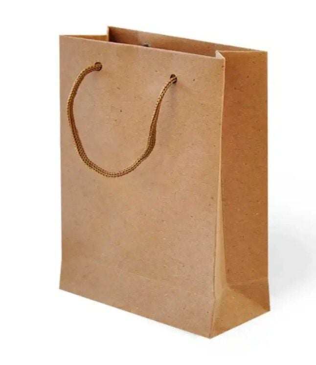 10 Lu 25x30 cm Kraft Karton Çanta