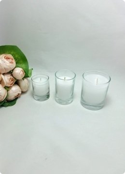 100 Lu Cam Bardak Mumlu (Kapaksız-Tepeliksiz)